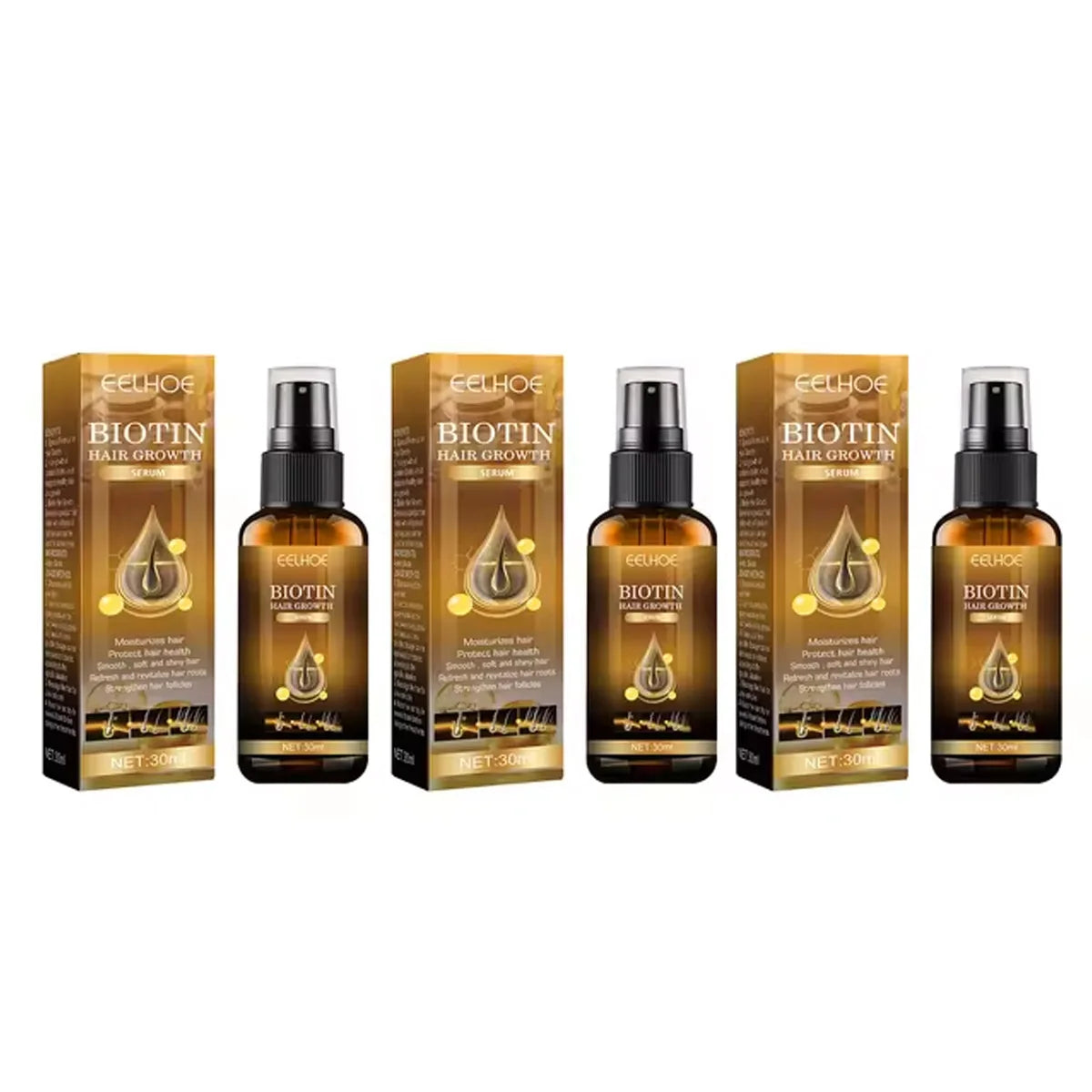 Suero Anticaída y Crecimiento con Biotina (Spray)